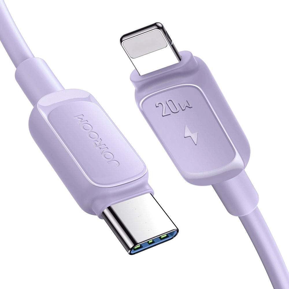 Cablu Date si Incarcare USB-C - Lightning Joyroom S-A14, 20W, 1.2m, Mov