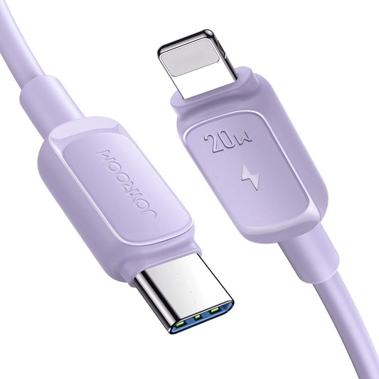 Cablu Date si Incarcare USB-C - Lightning Joyroom S-A14, 20W, 1.2m, Mov