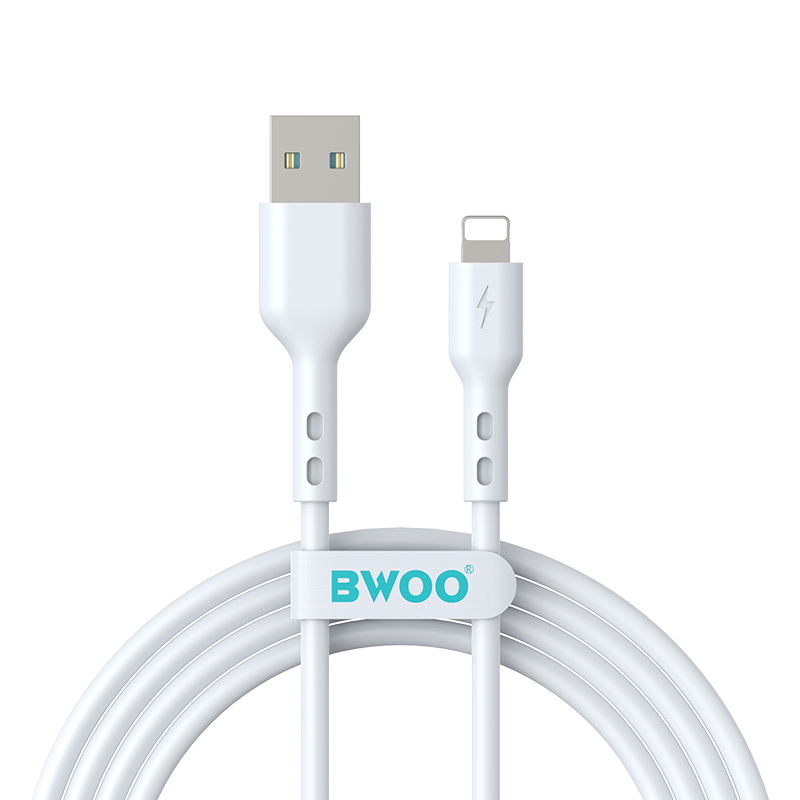 Cablu Date si Incarcare USB-A - Lightning BWOO BO-X172L-2M, 15W, 2m, Alb