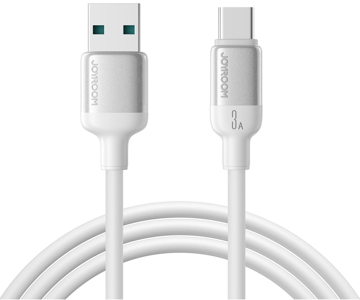 Cablu Date si Incarcare USB-A - USB-C Joyroom S-A62 Lively, 18W, 1.2m, Alb