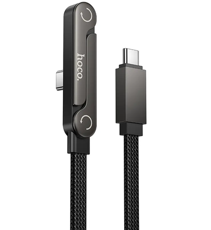 Cablu Date si Incarcare USB-C - USB-C HOCO U150 Exquisite, 60W, 1.2m, Negru