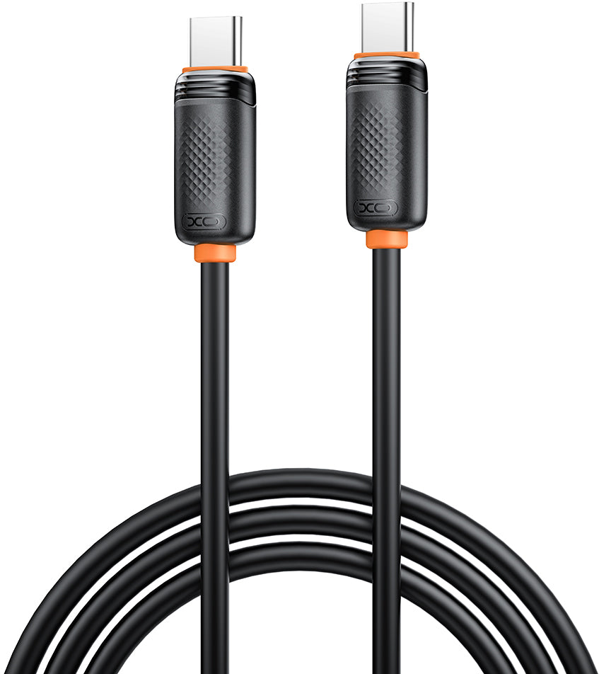 Cablu Date si Incarcare USB-C - USB-C XO Design NB-Q302B, 60W, 1m, Negru