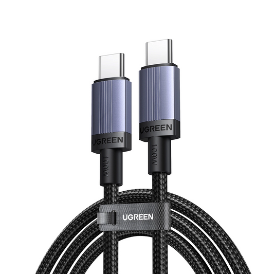 Cablu Date si Incarcare USB-C - USB-C UGREEN, 100W, 3m, Negru