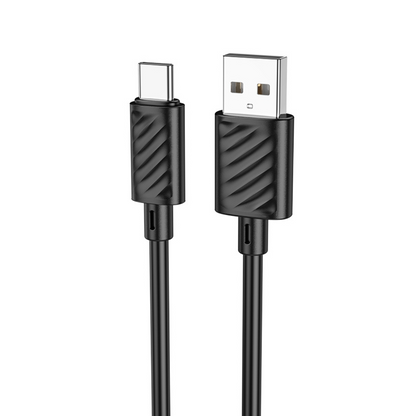 Cablu Date si Incarcare USB-A - USB-C HOCO X88, 18W, 2m, Negru