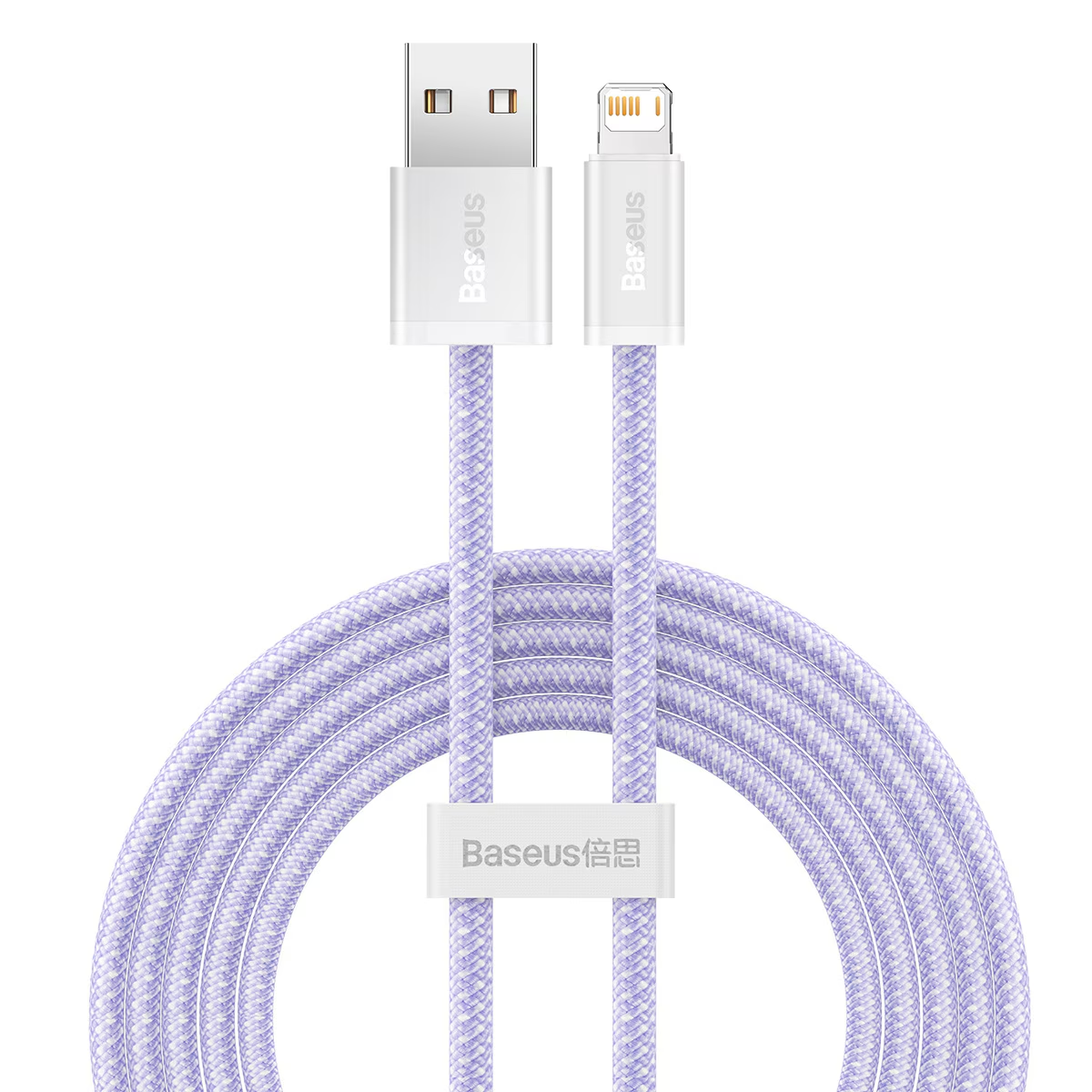 Cablu Date si Incarcare USB-A - Lightning Baseus Dynamic Series, 18W, 2m, Mov CALD000505