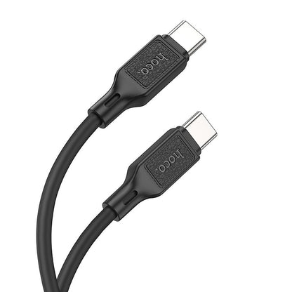 Cablu Date si Incarcare USB-C - USB-C HOCO X90, 60W, 1m, Negru