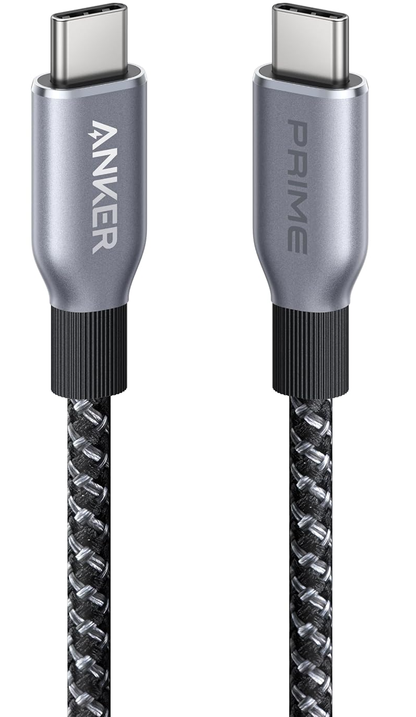 Cablu Date si Incarcare USB-C - USB-C Anker Prime, 240W, 0.9m, Negru A88E2011