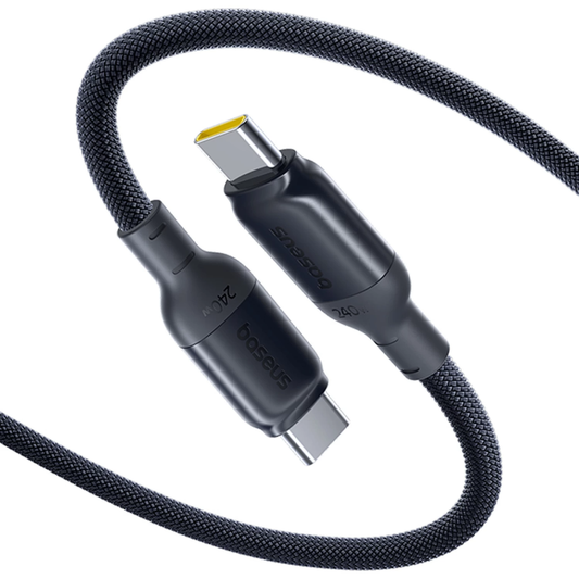 Cablu Date si Incarcare USB-C - USB-C Baseus PicoGo II, 240W, 1m, Negru E0423300