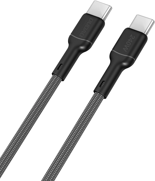 Cablu Date si Incarcare USB-C - USB-C Dudao L9C Max, 240W, 2m, Negru