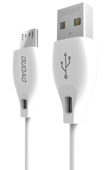 Cablu Date si Incarcare USB-A - microUSB Dudao L4M, 18W, 1m, Alb