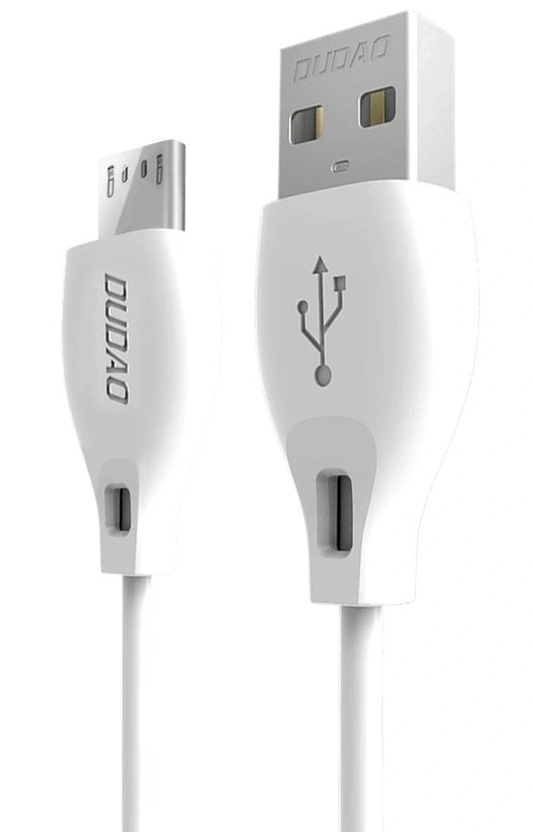 Cablu Date si Incarcare USB-A - microUSB Dudao L4M, 18W, 1m, Alb