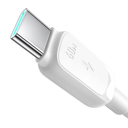 Cablu Date si Incarcare USB-C - USB-C Joyroom S-A14, 60W, 1.2m, Alb