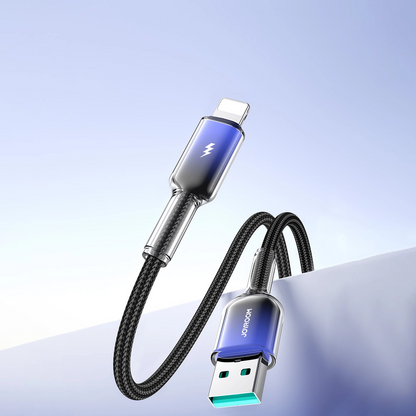 Cablu Date si Incarcare USB-A - Lightning Joyroom S-A42, 18W, 1.2m, Negru