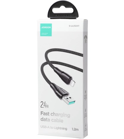 Cablu Date si Incarcare USB-A - Lightning Joyroom S-A11, 18W, 1.2m, Negru