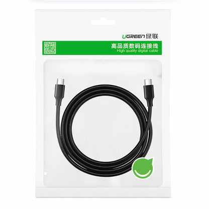 Cablu Date si Incarcare USB-C - USB-C UGREEN US286, 60W, 3m, Negru