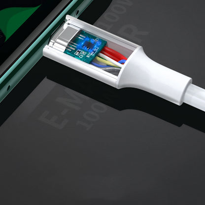 Cablu Date si Incarcare USB-C - USB-C UGREEN US300, 100W, 2m, Alb