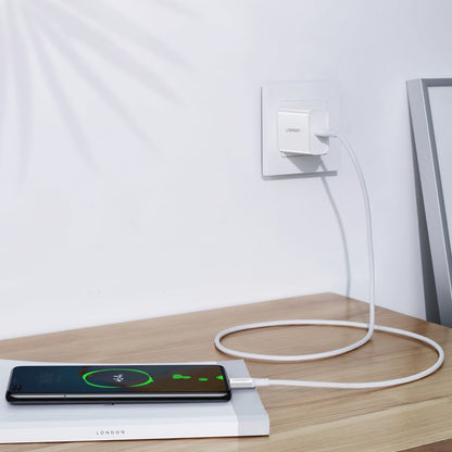 Cablu Date si Incarcare USB-C - USB-C UGREEN US300, 100W, 2m, Alb