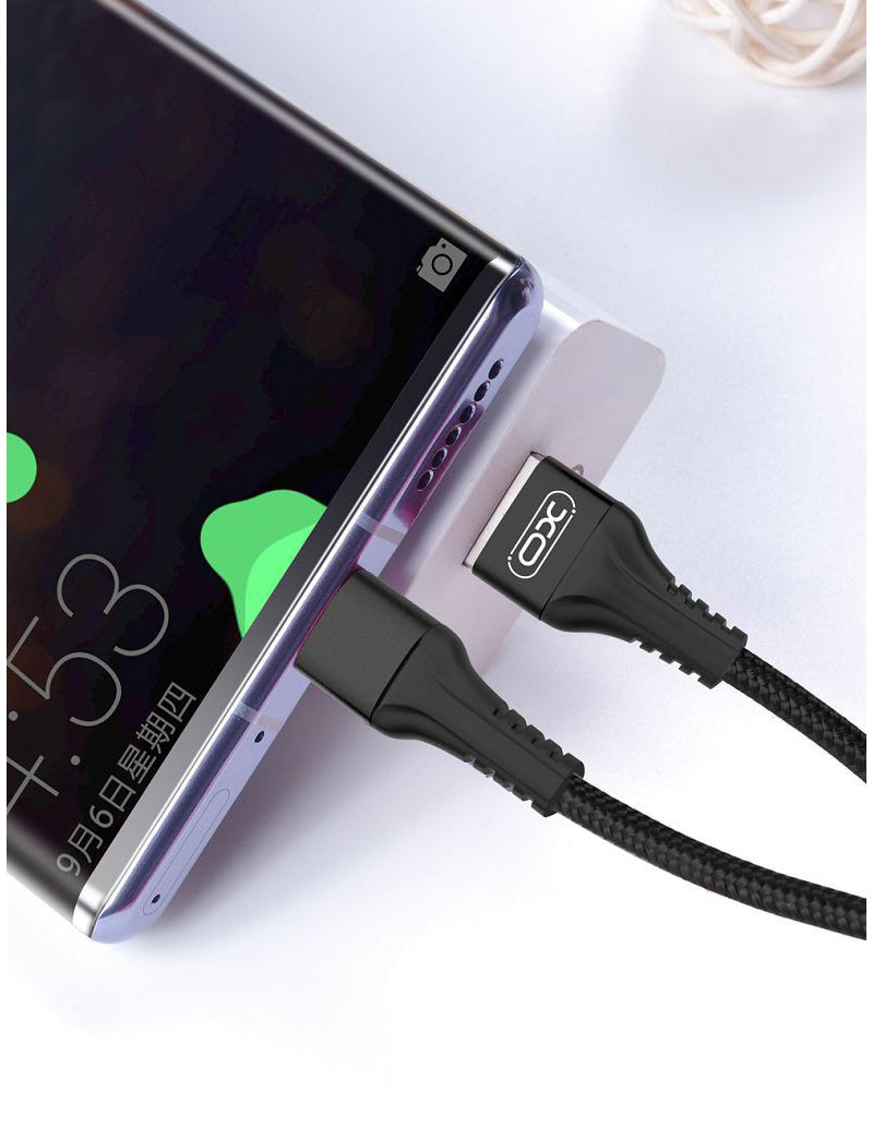Cablu Date si Incarcare USB-A - microUSB XO Design NB118, 18W, 1m, Rosu