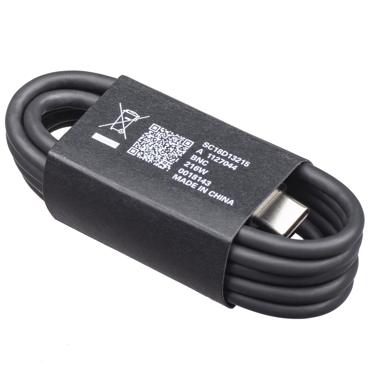 Cablu Date si Incarcare USB-C - USB-C Motorola, 1m, Negru SC18D13215