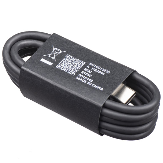 Cablu Date si Incarcare USB-C - USB-C Motorola, 1m, Negru SC18D13215