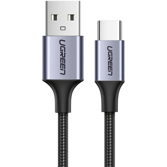 Cablu Date si Incarcare USB-A - USB-C UGREEN US288, 18W, 3m, Negru