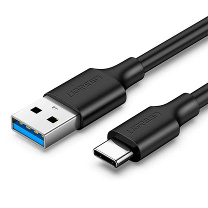 Cablu Date si Incarcare USB-A - USB-C UGREEN US184, 18W, 1m, Negru