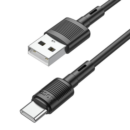 Cablu Date si Incarcare USB-A - USB-C HOCO X83 Victory, 20W, 1m, Negru