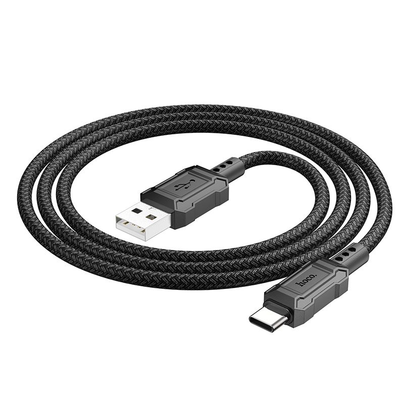 Cablu Date si Incarcare USB-A - USB-C HOCO Leader X94, 18W, 1m, Negru