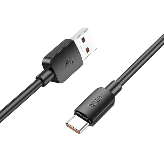 Cablu Date si Incarcare USB-A - USB-C HOCO X96, 100W, 1m, Negru