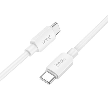 Kabel USB-C do ładowania i transmisji danych - USB-C HOCO HOCO X96, 60W, 1m, biały 