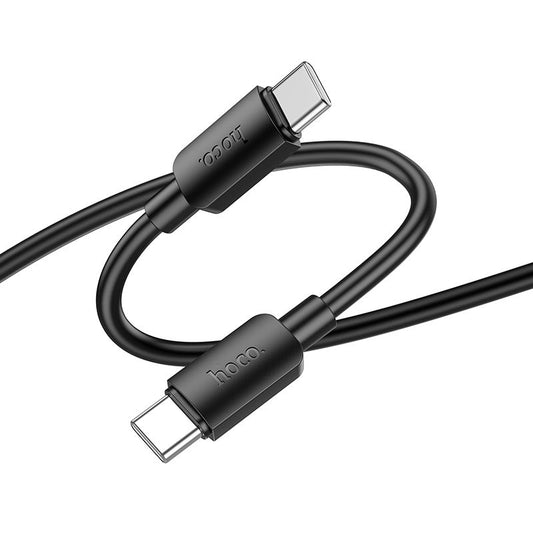 Cablu Date si Incarcare USB-C - USB-C HOCO X96, 60W, 1m, Negru