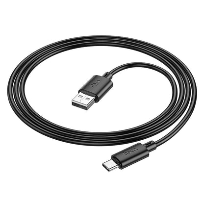 Cablu Date si Incarcare USB-A - USB-C HOCO X88, 18W, 1m, Negru