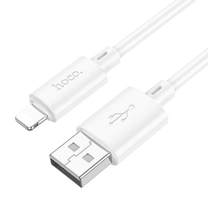 Kabel do ładowania i transmisji danych HOCO X88 USB-A - Lightning, 18 W, 1 m, biały 