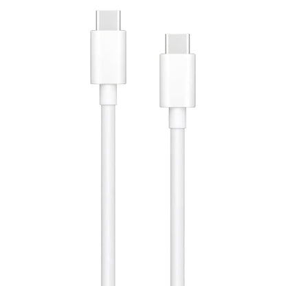 Cablu Date si Incarcare USB-C - USB-C Oppo DL149, 65W, 1m, Alb