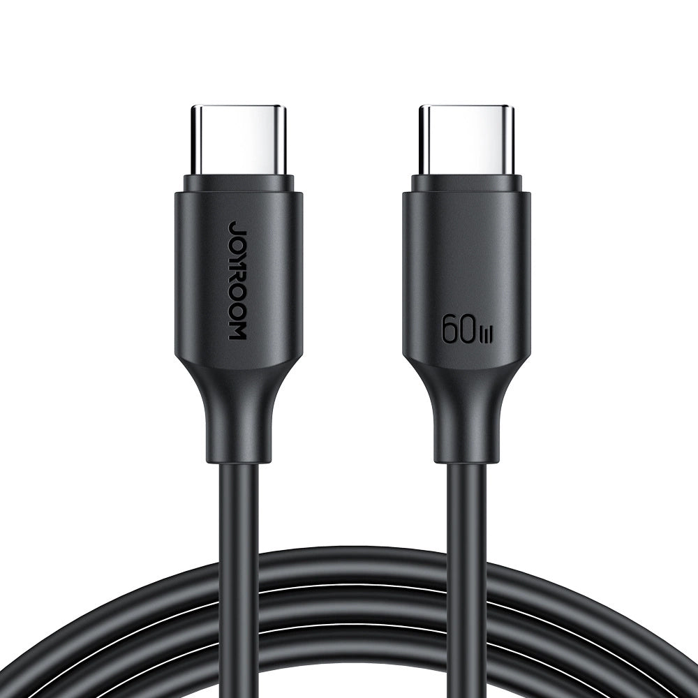 Cablu Date si Incarcare USB-C - USB-C Joyroom S-CC060A9, 60W, 1m, Negru