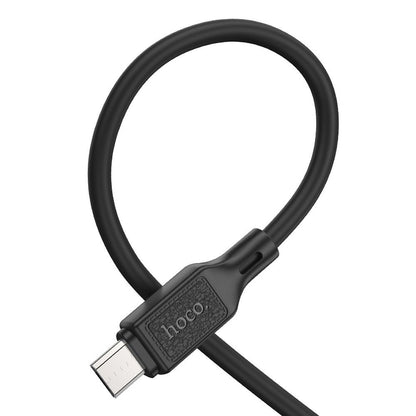 Kabel do ładowania i transmisji danych HOCO X90 USB-A - microUSB, 18 W, 1 m, czarny 