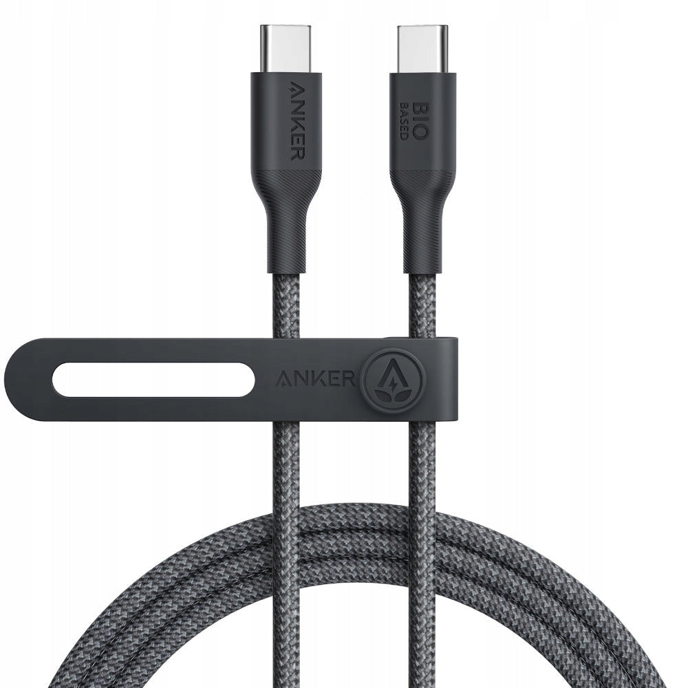 Cablu Date si Incarcare USB-C - USB-C Anker 544, 140W, 1.8m, Negru A80F6H11