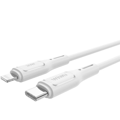 Kabel do ładowania i transmisji danych USB-C - Lightning WiWu Wi-C043E Starlink, 30 W, 1 m, biały 