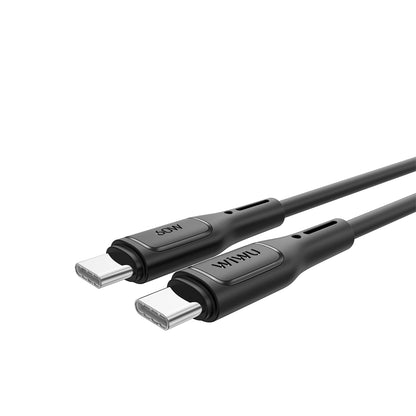 Cablu Date si Incarcare USB-C - USB-C WiWu Wi-C043E Starlink, 60W, 1m, Negru