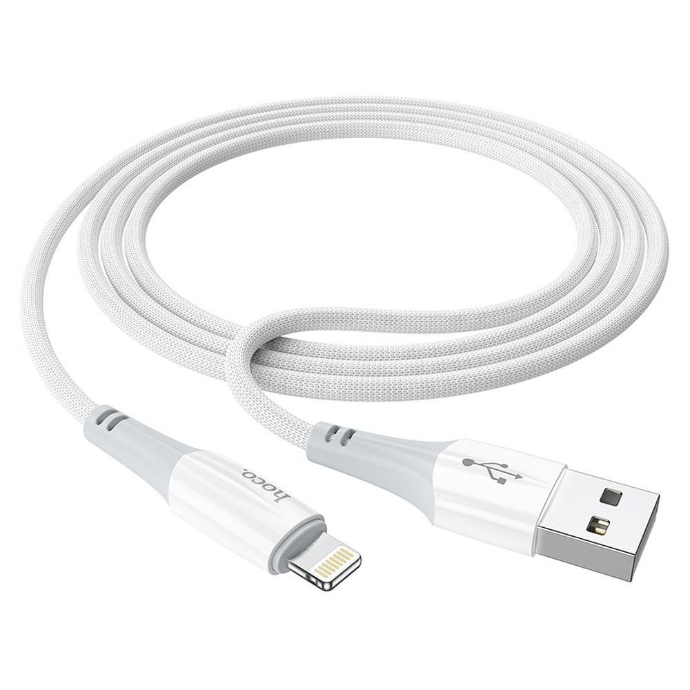 Cablu Date si Incarcare USB-A - Lightning HOCO X70, 18W, 1m, Alb