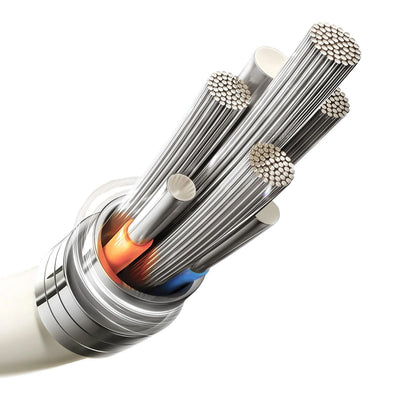 Cablu Date si Incarcare USB-A - Lightning Joyroom S-A53, 18W, 1.2m, Bej