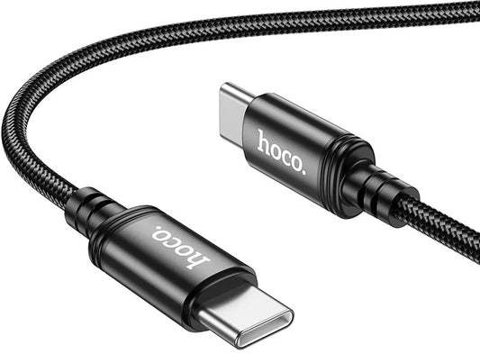 Cablu Date si Incarcare USB-C - USB-C HOCO X89, 60W, 2m, Negru