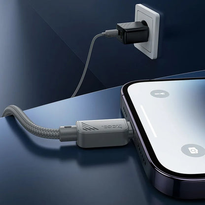 Cablu Date si Incarcare USB-C - Lightning HOCO X113, 27W, 1m, Gri