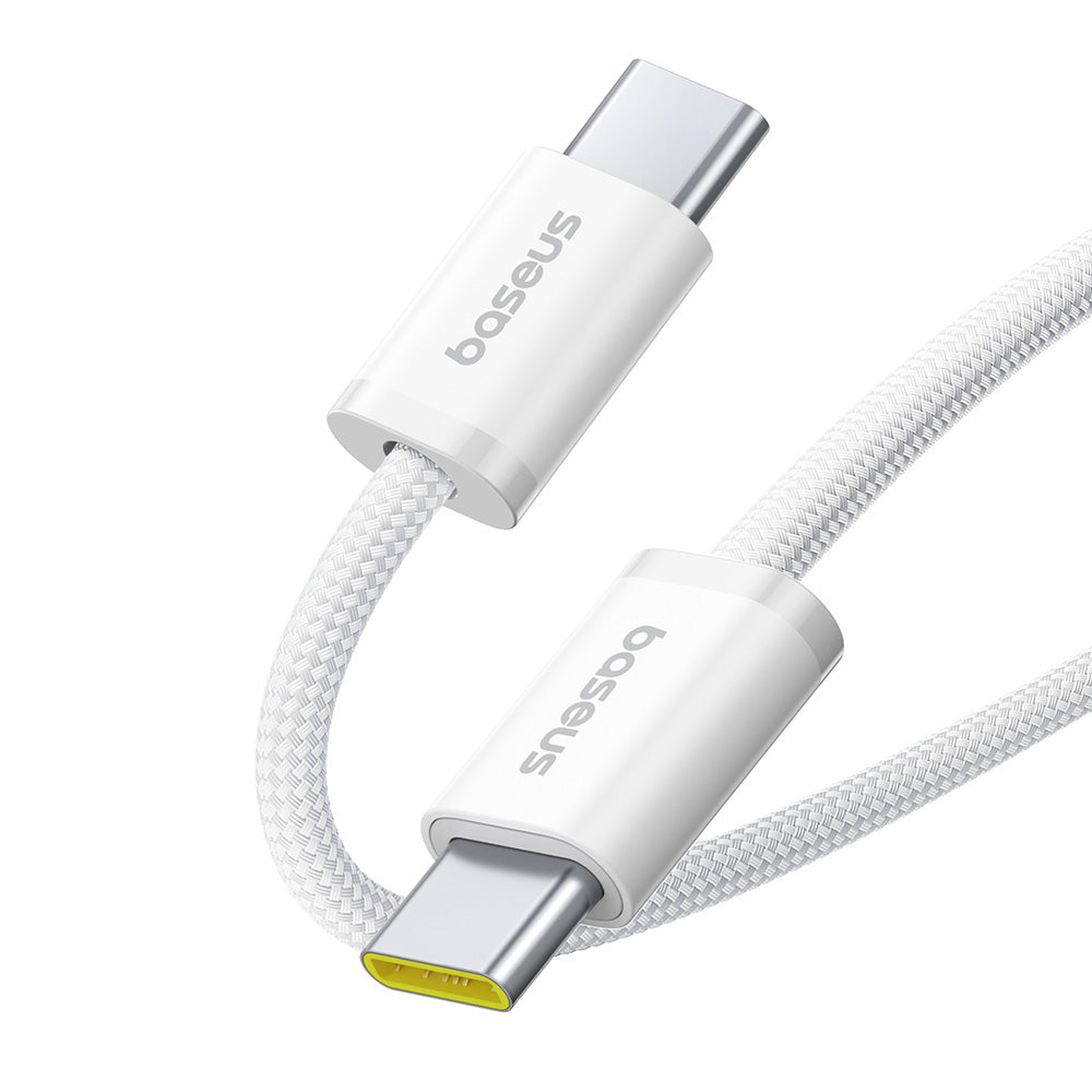 Cablu Date si Incarcare USB-C - USB-C Baseus Dynamic 4 Series, 100W, 2m, Alb P10381400211-01