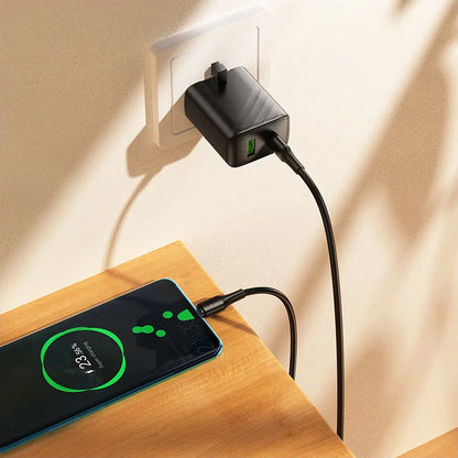 Cablu Date si Incarcare USB-C - USB-C HOCO X120, 60W, 1m, Negru