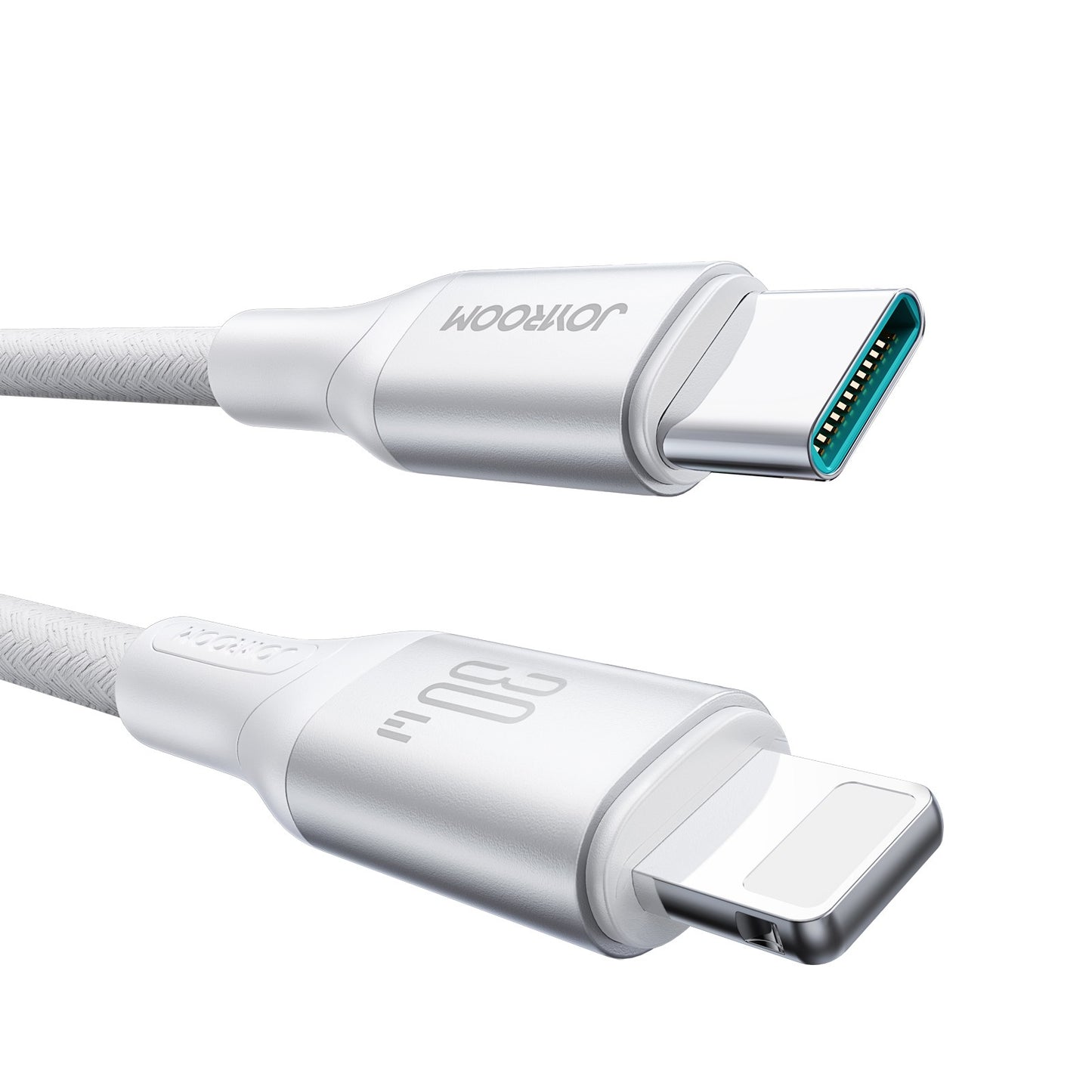 Cablu Date si Incarcare USB-C - Lightning Joyroom S-A28 Flash, 30W, 1m, Alb