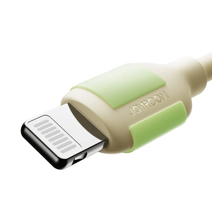 Cablu Date si Incarcare USB-C - Lightning Joyroom S-A53, 30W, 2m, Bej