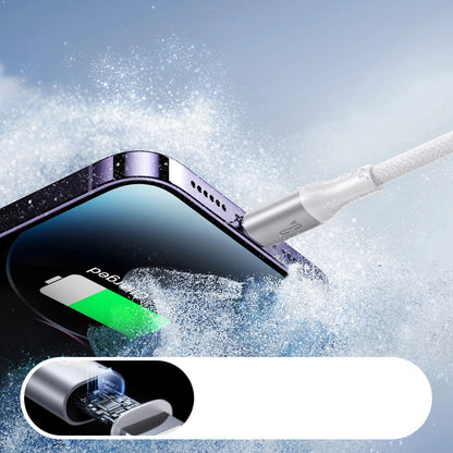 Cablu Date si Incarcare USB-A - Lightning Joyroom S-A28 Flash, 18W, 2m, Alb