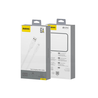 Cablu Date si Incarcare USB-A - Lightning Dudao L2sL, 30W, 1.2m, Alb