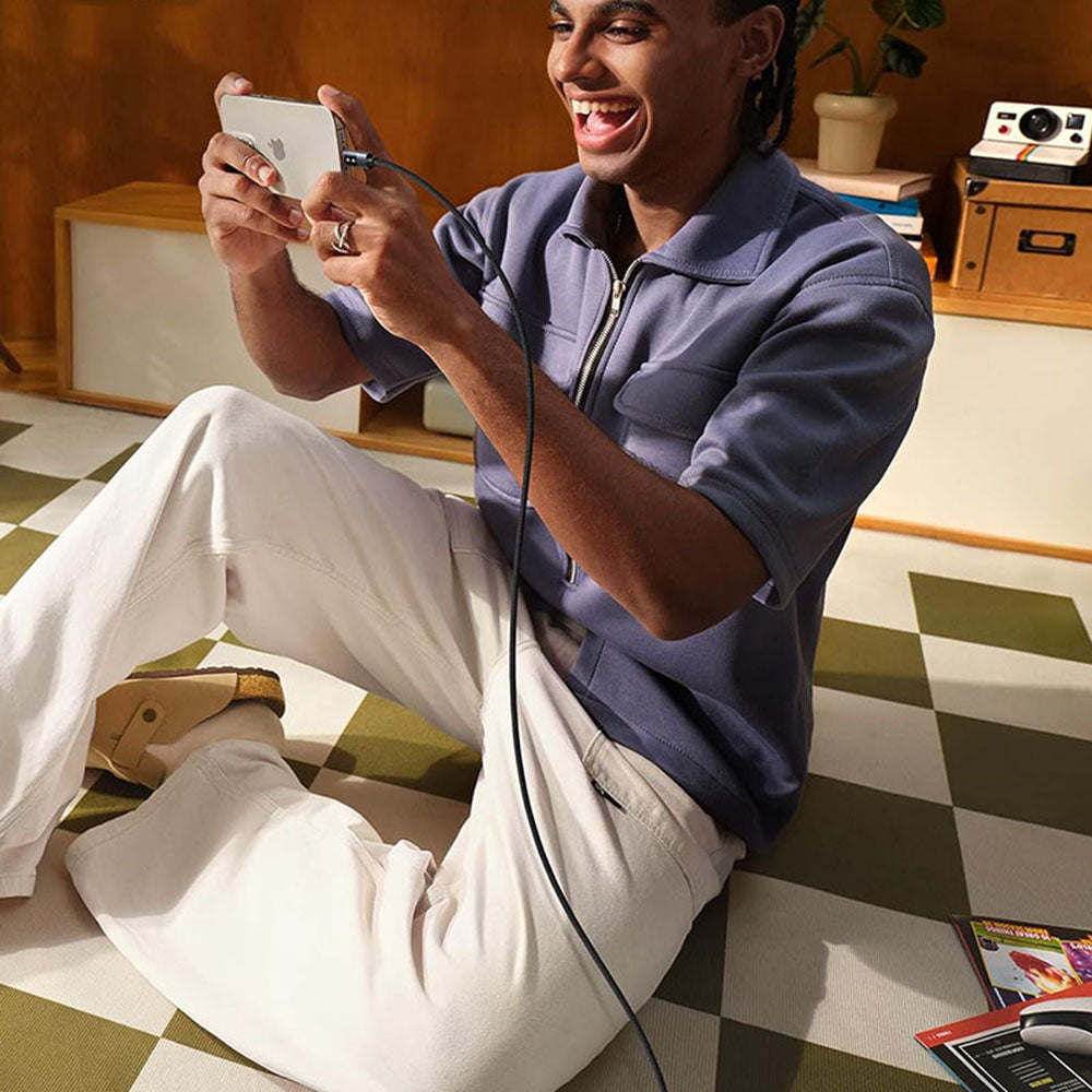 Cablu Date si Incarcare USB-C - USB-C UGREEN L509, 100W, 3m, Gri